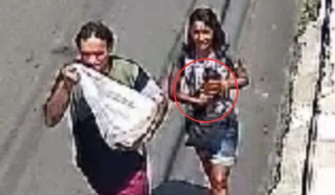 Câmera flagra furto de cachorro no bairro Alvorada em Manaus; veja