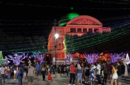 Mundo Encantado do Natal começa no Largo de São Sebastião, em Manaus