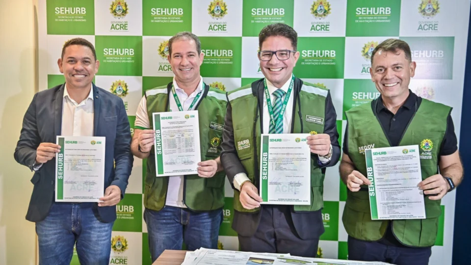 Acre autoriza a construção de mais de 1,5 mil unidades habitacionais