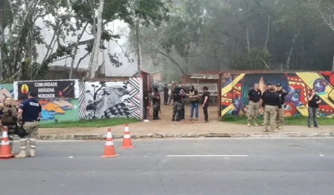 Reintegração de posse retira invasores de área no Tarumã em Manaus