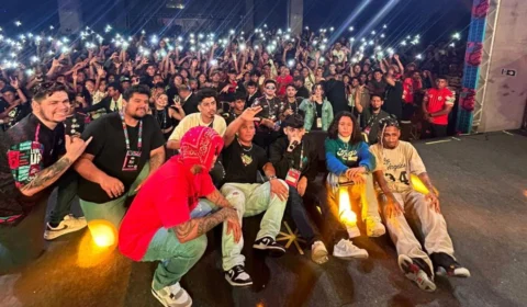 Duelo de rimas com Xamuel, Menor MC e Batalha do Vale encerrou o Amazon Tecnogame 2023