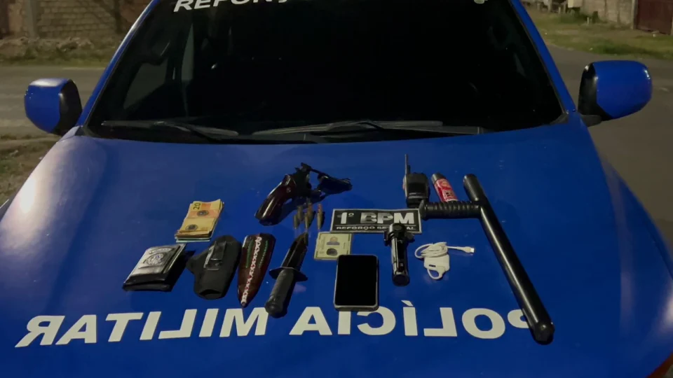 Vigia de 62 anos é preso por porte ilegal de arma de fogo em Boa Vista-RR