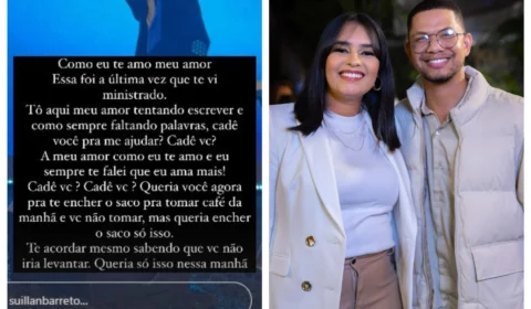 ‘Cadê você?’, lamenta esposa de cantor gospel que teve morte súbita na Bahia