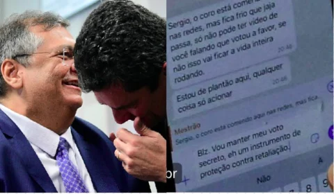 Após abraço em Flávio Dino, Sérgio Moro é aconselhado a não revelar voto