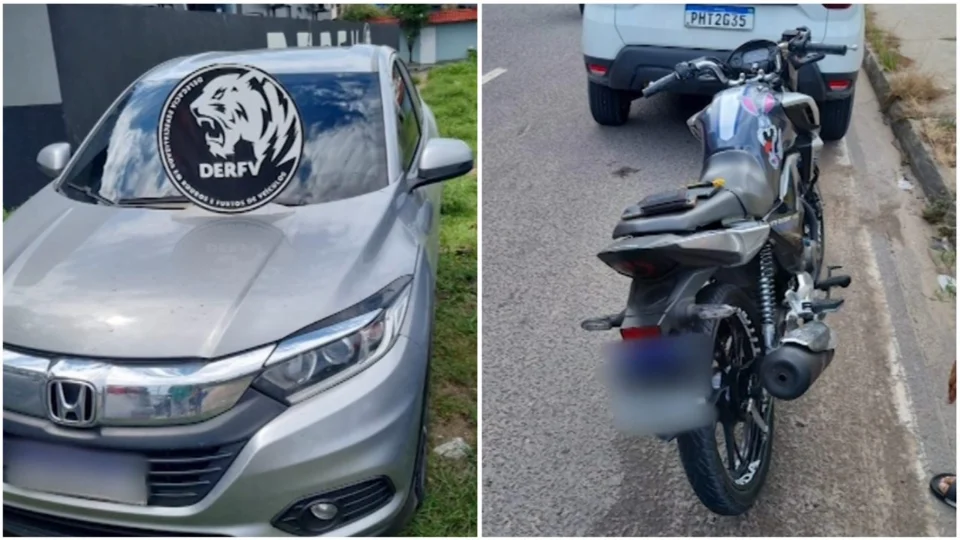 VÍDEO: dupla é presa suspeita de integrar grupo que rouba veículos em Manaus