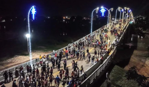 Ponte que liga 1º e 2º distrito de Sena Madureira é entregue no AC