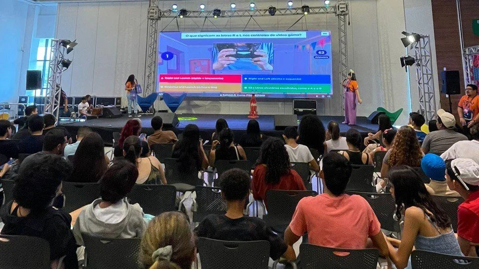 Amazon Tecnogame: quiz interativo sobre linguagem de jogos