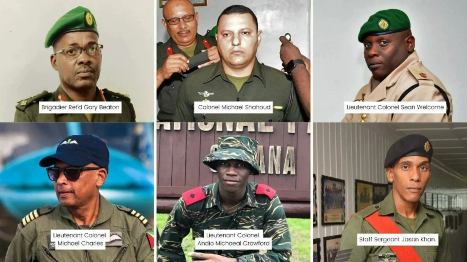 Cinco militares morrem após queda de helicóptero na Guiana