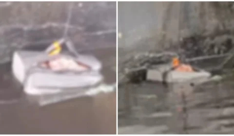 VÍDEO: corpo é encontrado dentro de mala boiando no Porto de Manaus