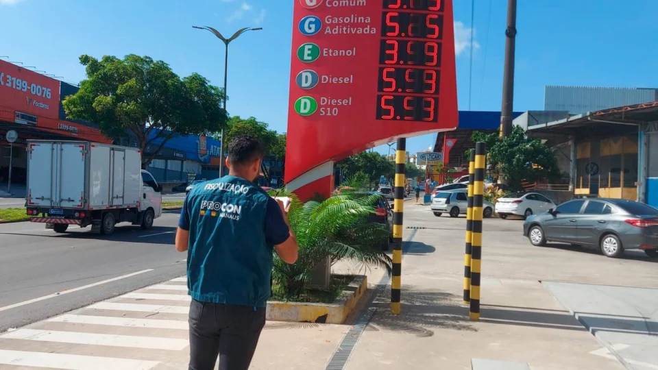 Gasolina: R$ 5,18 foi o menor preço da semana em Manaus, segundo Procon