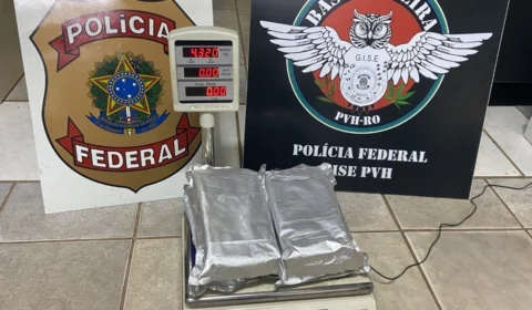 Mulher é presa em Porto Velho tentando embarcar com 4,3 kg de cocaína