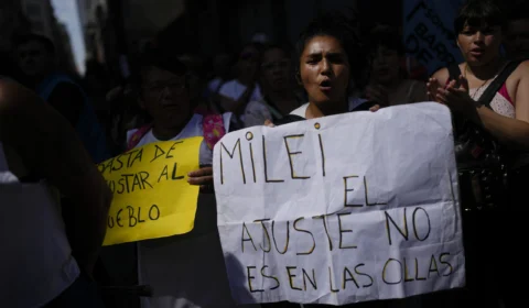 Argentina de Milei tem dia de greve geral contra medidas