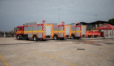 Verão Amazônico: bombeiros recebem nova frota com 15 viaturas no AM