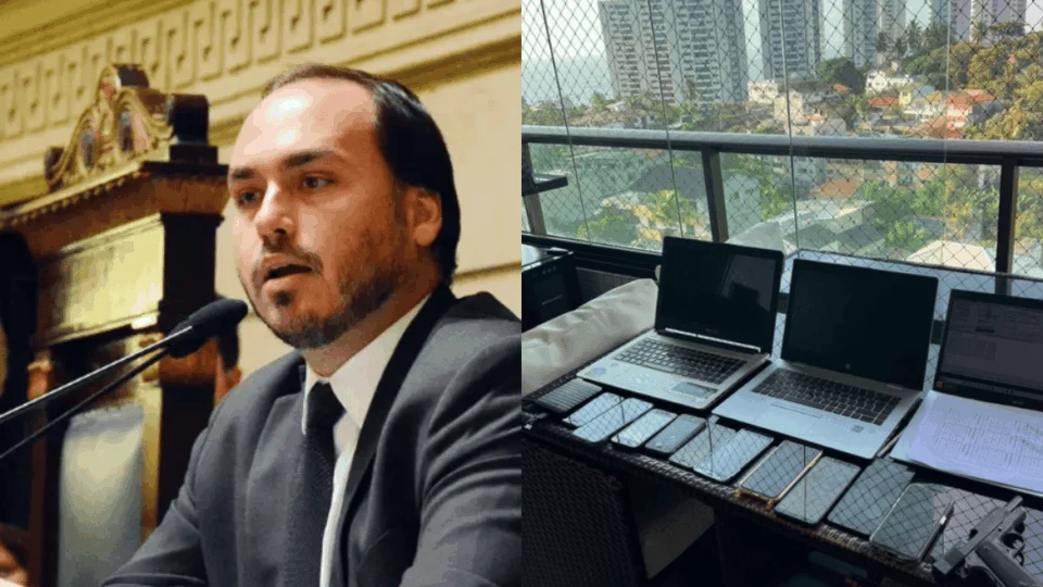 Em operação que mira Carlos Bolsonaro, PF apreende computador da Abin