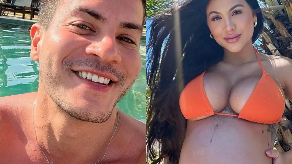 Arthur Aguiar celebra reconciliação com a ex-namorada grávida