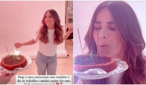 ‘Muito obrigado, amados’, diz Wanessa Camargo sobre festa surpresa da equipe