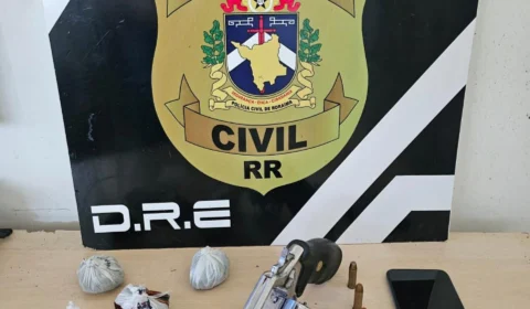 Venezuelano é preso por tráfico de drogas e porte de arma em Boa Vista-RR