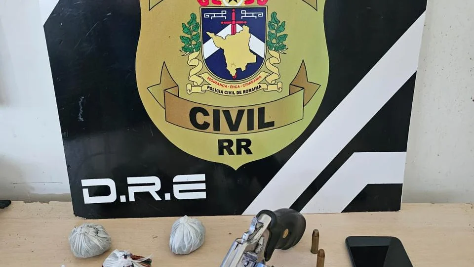 Venezuelano é preso por tráfico de drogas e porte de arma em Boa Vista-RR