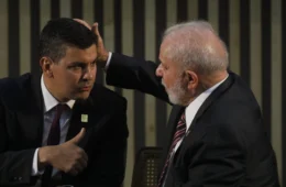 Lula recebe o presidente do Paraguai no Palácio Itamaraty