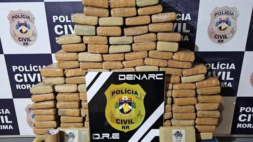 Em RR: Operação da Polícia Civil prende duas mulheres com 125 kg de skunk