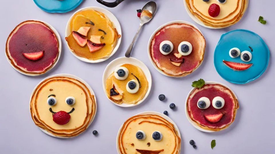 Receita para fazer nas férias com as crianças: panquecas coloridas