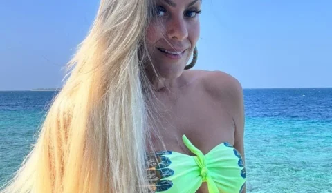 Renata Fan impressiona ao exibir corpaço nas Maldivas