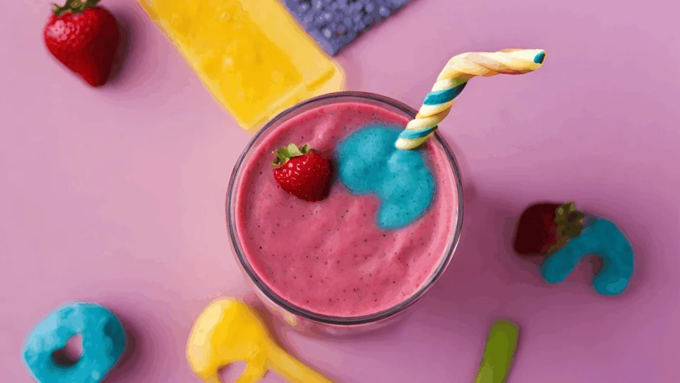 Receita para fazer nas férias com as crianças: smoothie arco-íris