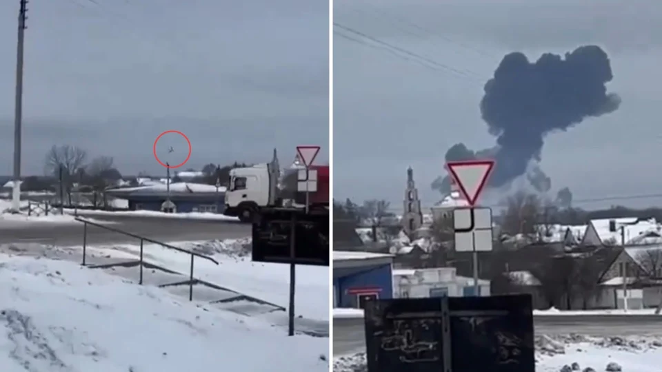 VÍDEO: avião que levava 65 prisioneiros ucranianos cai na Rússia