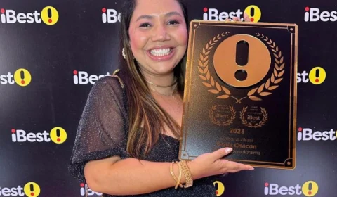 Influenciadora de Roraima recebe prêmio Ibest em São Paulo