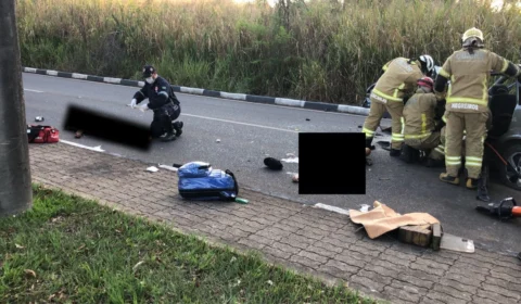 Acidente na Av. Getúlio Vargas deixa 2 pessoas mortas em Roraima