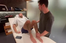 VÍDEO: Neymar grita de dor durante fisioterapia