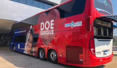 Hemoacre realiza campanha de doação de sangue