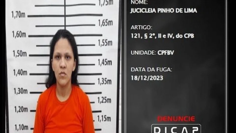 Condenada por homicídio em Boa Vista-RR está foragida da justiça há 8 dias