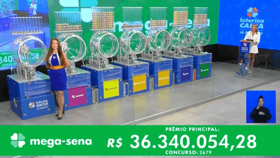VÍDEO: confira os números sorteados na Mega-Sena 2.679 nesta terça-feira (23)