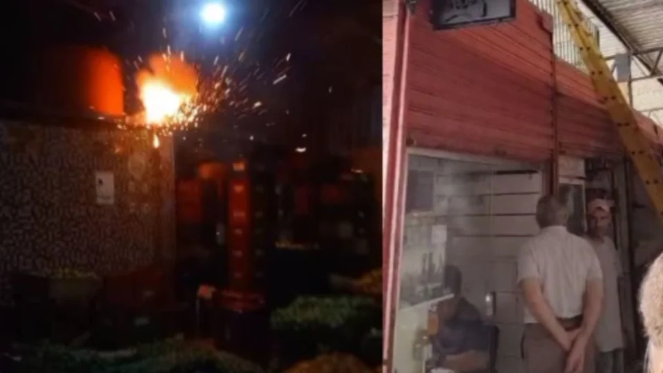 Incêndio destrói parte da Feira da Manaus Moderna