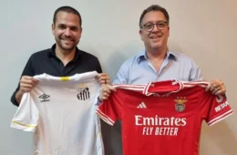 Benfica formaliza proposta por Marcos Leonardo em reunião com presidente do Santos