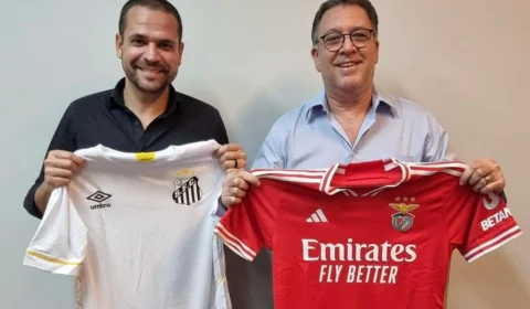 Benfica formaliza proposta por Marcos Leonardo em reunião com presidente do Santos
