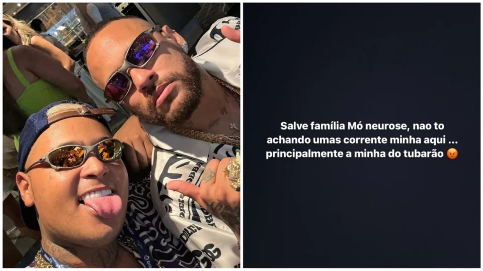 Navio do Neymar: famoso reclama de ‘sumiço’ de joias durante viagem