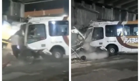 VÍDEO: ônibus desgovernado bate em carros e deixa 9 feridos no Rio de Janeiro