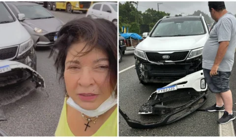 Roberta Miranda sofre acidente de carro durante viagem com sobrinha