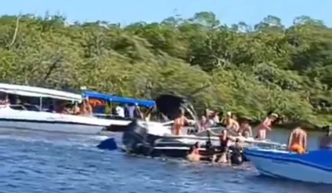 Piloto de lancha que colidiu com outra na BA estava embriagado, diz delegado