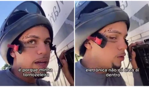 VÍDEO: motoboy viraliza ao mostrar tática para fazer cliente buscar pedido