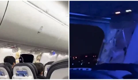VÍDEO: porta de avião abre durante voo nos EUA com mais de 170 pessoas; veja