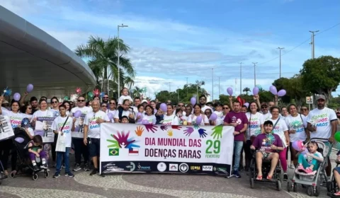 Caminhada e orientações marcam ação de conscientização sobre doenças raras no AM
