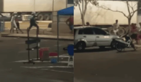 Vídeo registra briga generalizada no bairro Pricumã em Boa Vista-RR