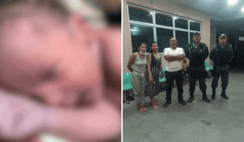 VÍDEO: PMs socorrem adolescente que estava em trabalho de parto em Manaus