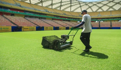 Arena da Amazônia passa por reparos para receber Vasco e Audax no Carioca