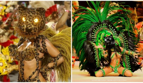Paolla vira onça no Carnaval do RJ e web reage: ‘Parintins faz isso há anos’