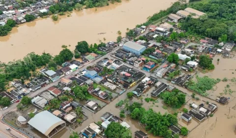 Mais de 2,4 mil pessoas são afetadas pela enchente do Rio Acre