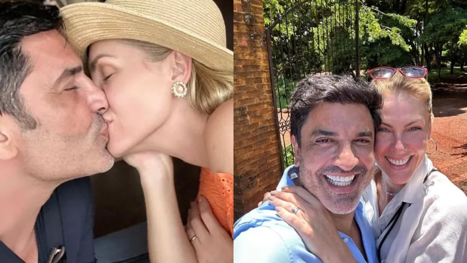Ana Hickmann assume namoro com Edu Guedes e compartilha fotos: ‘Motivo para sorrir’
